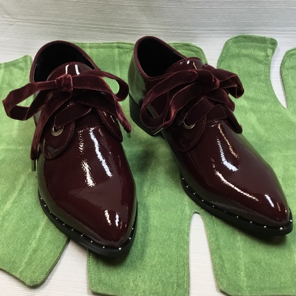 Stevie Hender Shoes - Striking New, by Stevie Hender Maroon Oxfords